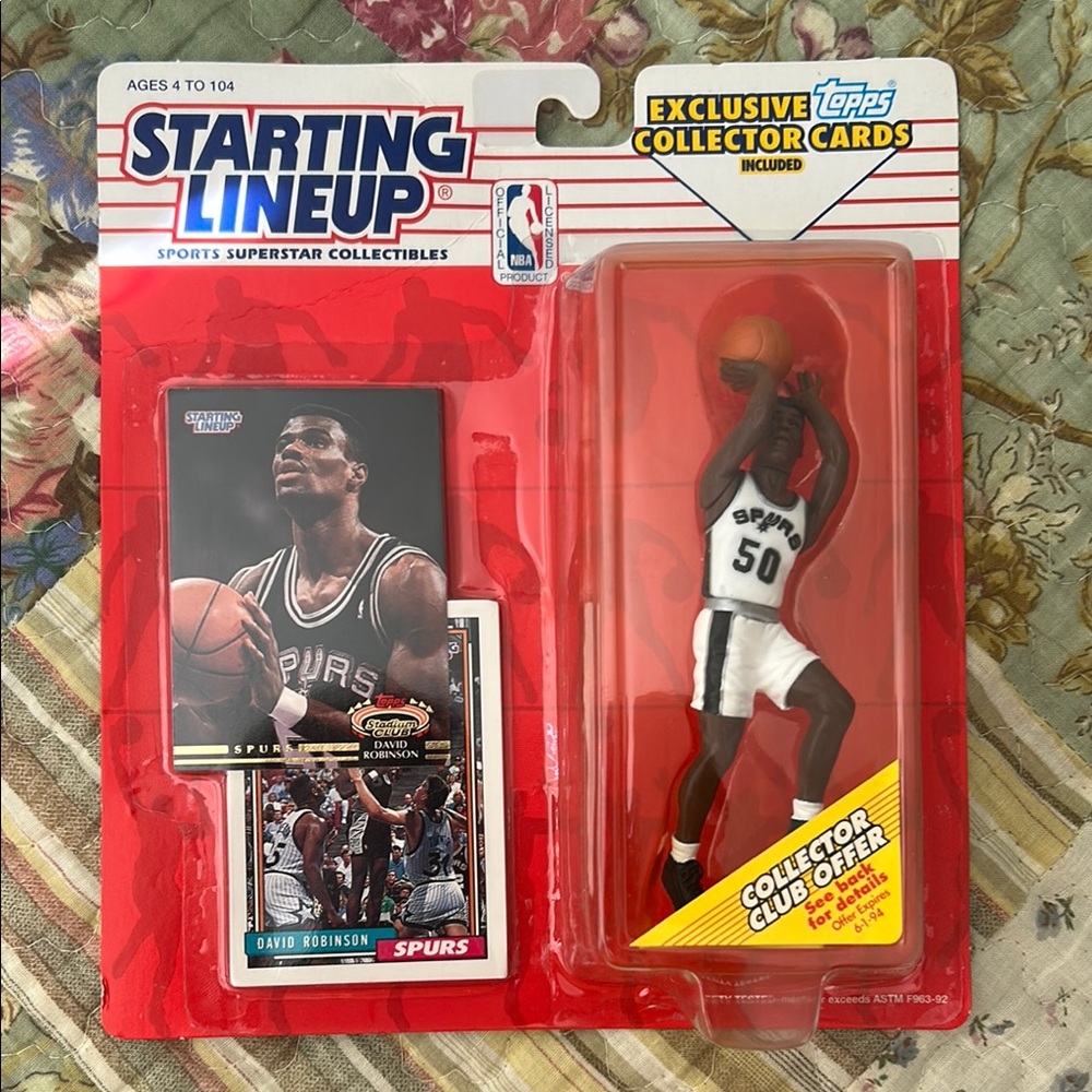 NBA Action Figure with Collector Cards
